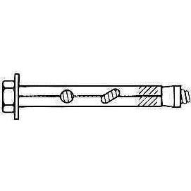 Haushalt ANCHOR BOLTS B 12X150 MM, 2 PCS. (36518901)