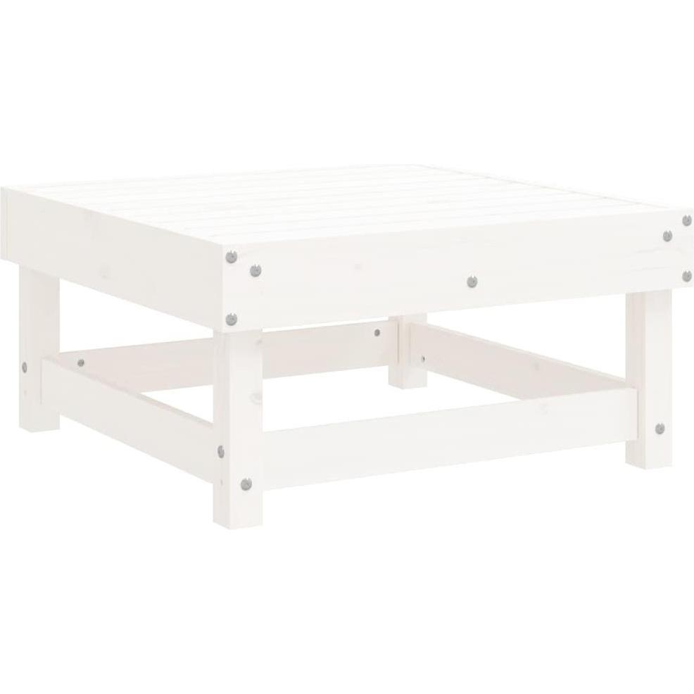 Thumbnail - VidaXL, Gartenlounge, 5-tlg. Garten-Lounge-Set Weiss Massivholz Kiefer,Farbe