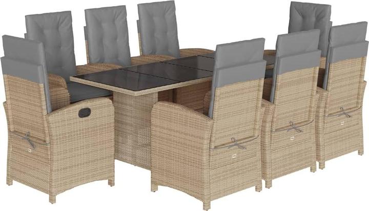 Produktbild vidaXL Garten Essgruppe (190 x 80 x 74 cm)