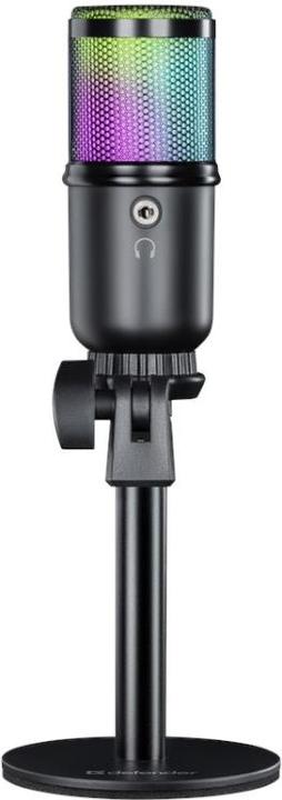 Immagine prodotto Defender GLOW GMC 400 Microfono a filo con supporto STREAM RGB USB Streaming