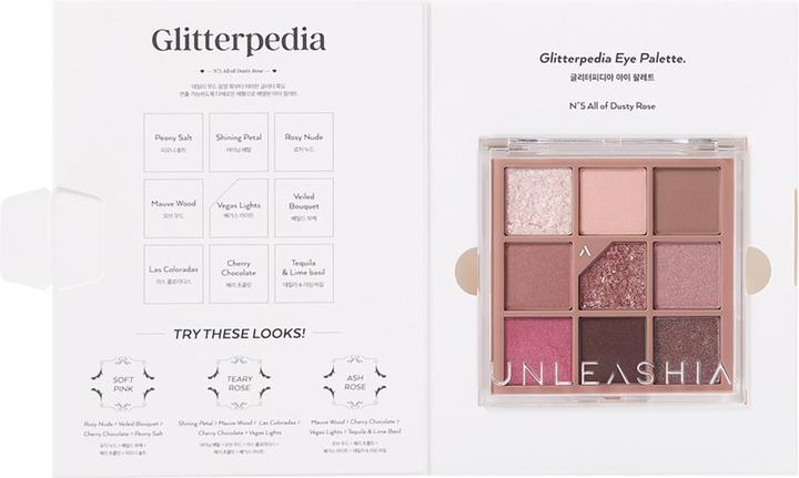 Actual product image Unleashia Glitterpedia N°5 All of Dusty Rose (Dusty Rose)