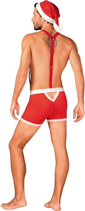 Actual product image Obsessive Mister Claus Boxershorts mit Hosenträger und Mütze (XXL, 3XL)