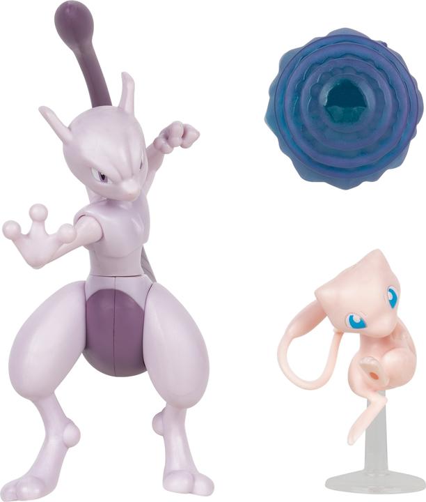 Image du produit Jazwares Set de figurines de combat Pokémon - Mewtwo et Mew