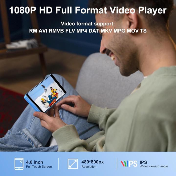 Produktbild Swofy MP3/MP4 Player M503 Pro mit Touchscreen & Bluetooth (64 GB)