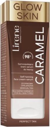 Produktbild Lirene Self Tanning Face Cream-Serum Self-Tanning Face Cream-Serum Caramel 50Ml (Selbstbräunungsschaum, 50 ml)