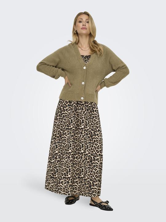 Immagine prodotto Only Vestibilità regolare Scollo a V Polsini a coste Cardigan Cardigan (M)