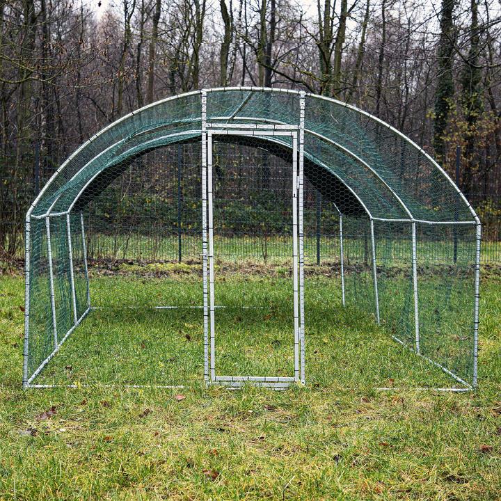 Actual product image Wiltec Fudajo XXL free-range enclosure 6x2.95x2m outdoor enclosure aviary chicken coop animal enclosure