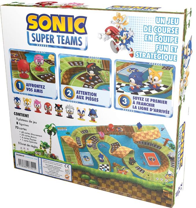 Immagine prodotto Asmodée Gioco Sonic Super Teams (Francese, 2 - 4 Giocatori)