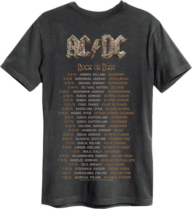 Actual product image Amplified Rock Or Bust Tour Tshirt (XS)