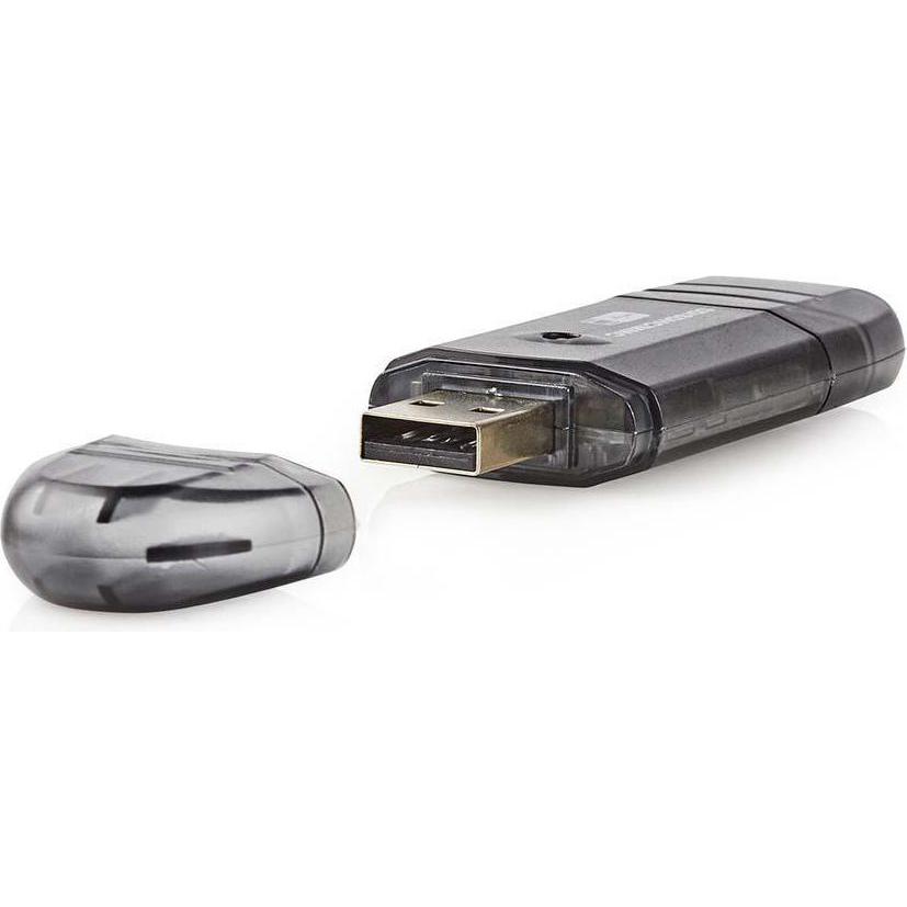 Thumbnail - Nedis Multi-Kartenleser USB 2.0 (USB 2.0), Speicherkartenlesegerät, Schwarz