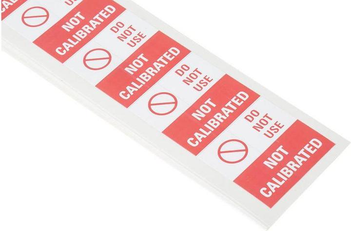 Produktbild RS PRO Etikette DO NOT USE - NOT CAL
