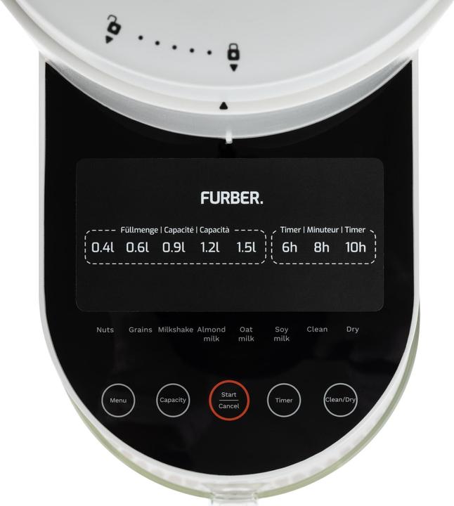 Actual product image Furber Vega Advanced nut milk machine