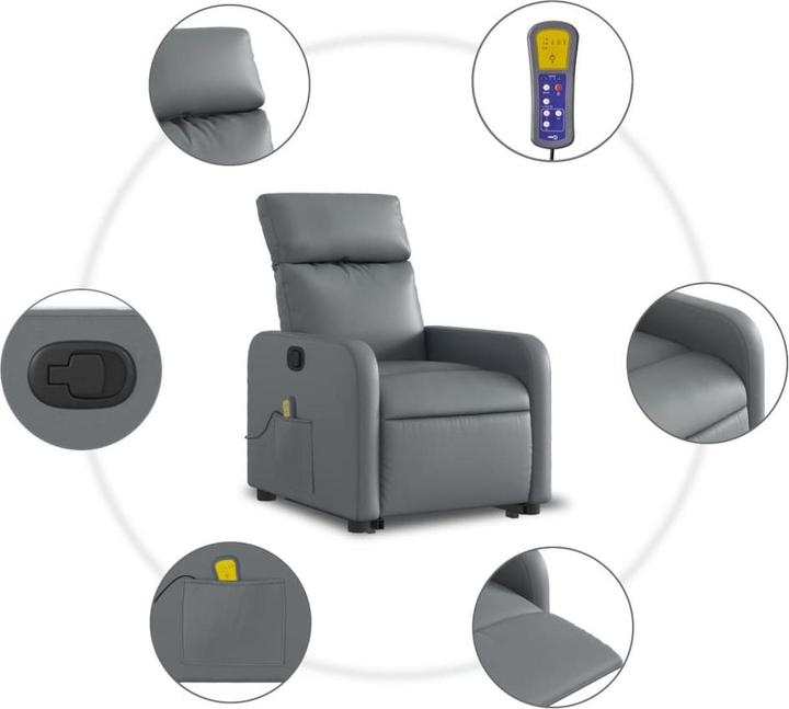 Image du produit vidaXL Massagesessel mit Aufstehhilfe