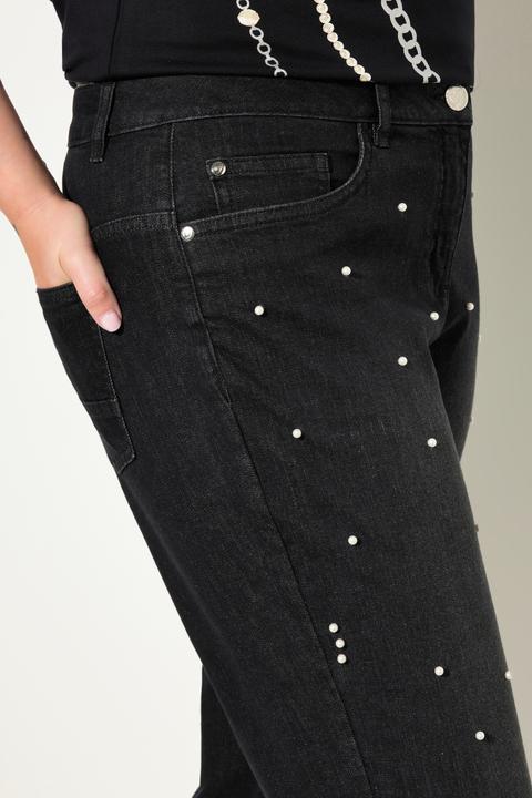 Produktbild Miamoda Jeans, weites Bein, Zierperlen, 5-Pocket (56)
