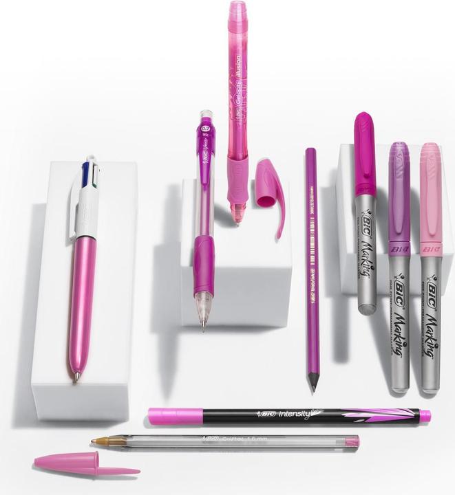 Image du produit Bic Ensemble rose et violet (Multicolore, 9 x)
