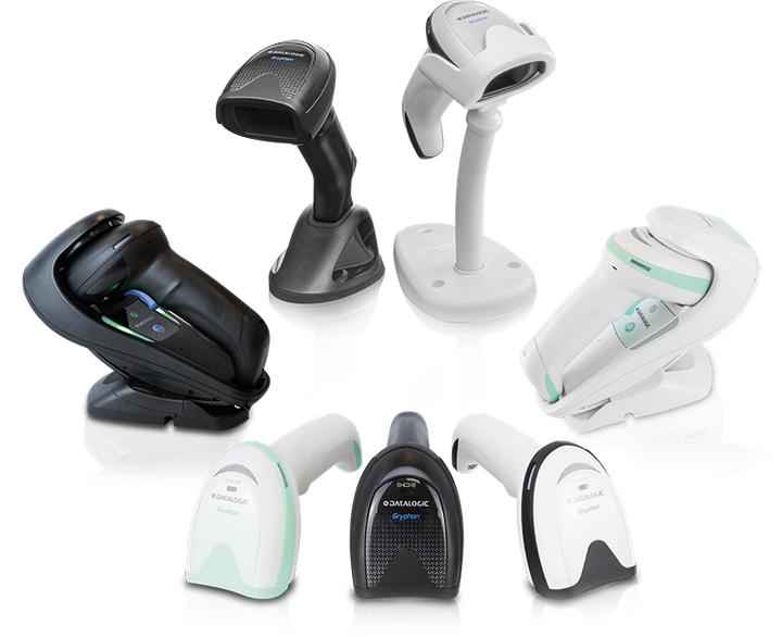 Produktbild Datalogic ADC Gryphon GBT4500, Kit, USB, Health Care, BPOC (Kit include scanner, WLC4090-HC-BT base