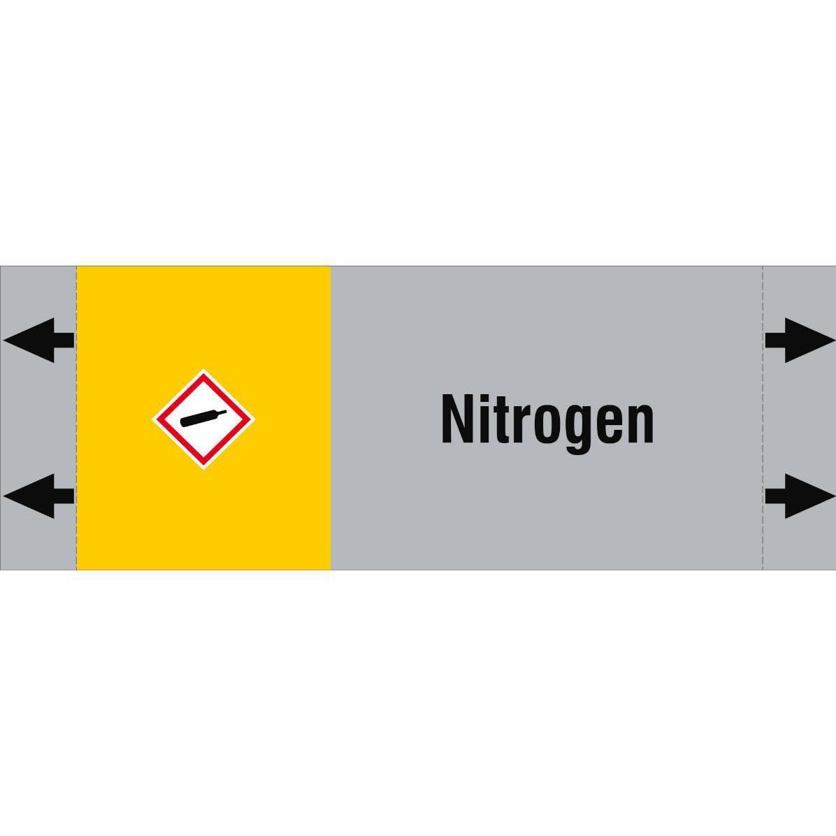 Brady, Etiketten, ISO 20560 Pipe Markers - Gas