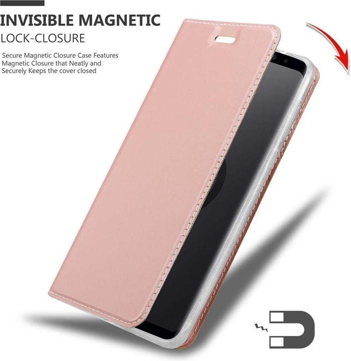 Actual product image Cadorabo Book Classy Style Cover (Samsung Galaxy S9+)