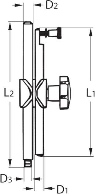 Produktbild Noga Magnet-Messstativ mit Feineinstellung am Gestänge, Typ: N2