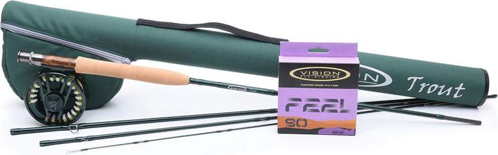 Image du produit Vision Trout Outfit 906-4 (Canne à mouche, 274.32 cm)