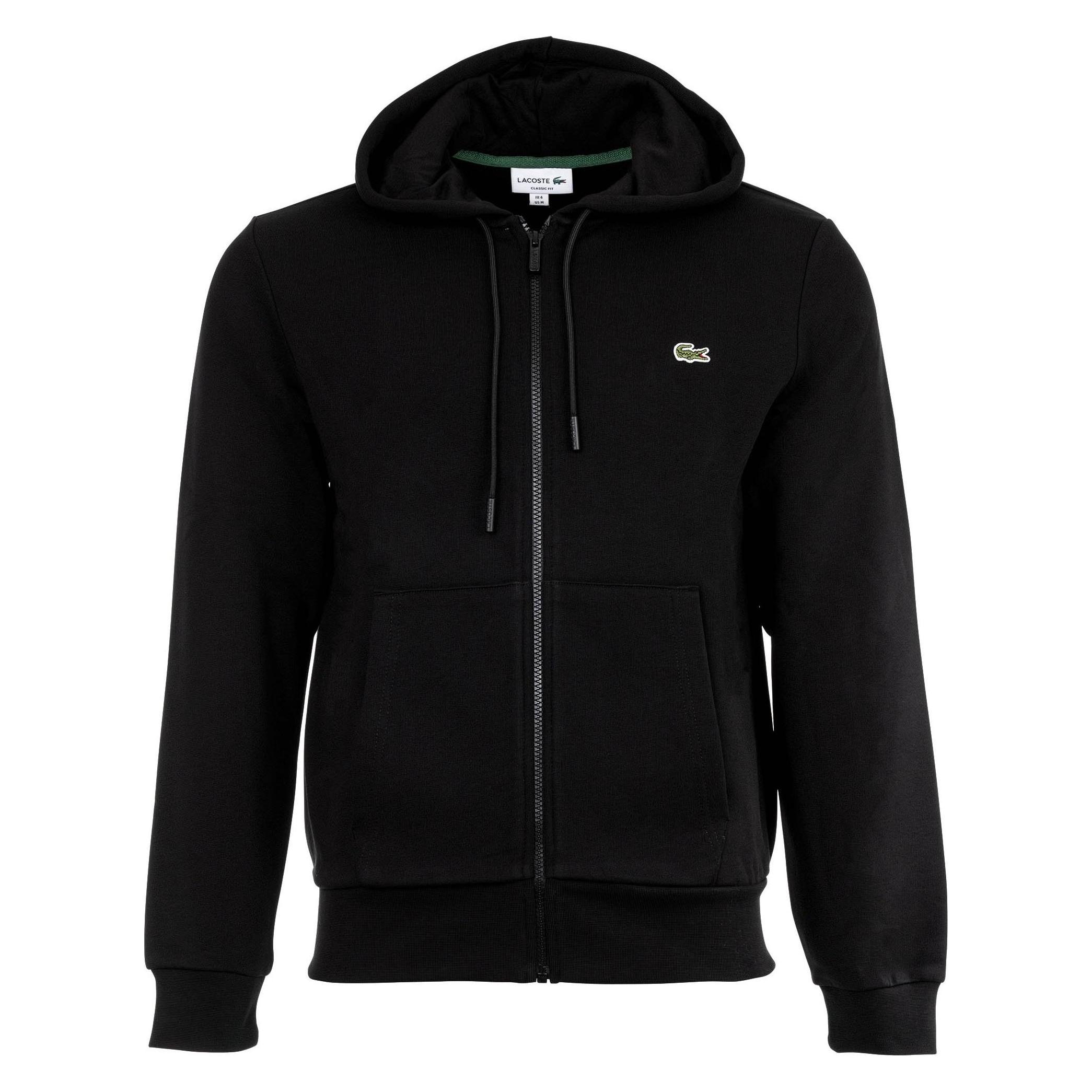 Lacoste, Herren, Pullover, Sweatshirt Sportswear, Schwarz, (3XL)