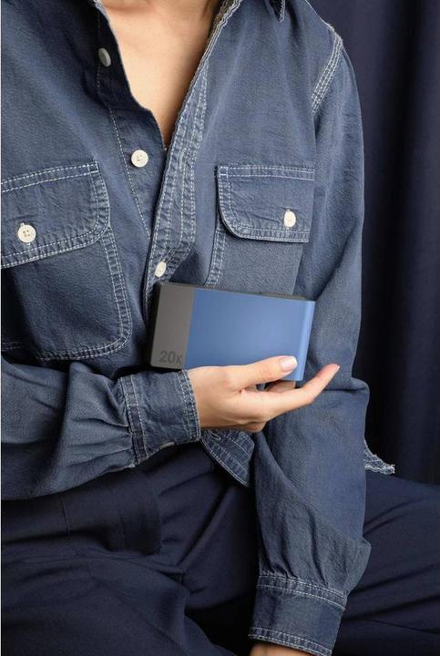 Produktbild GP Batteries GP PowerBank MP20B 20000mAh USB-C/USB-A blau 130M20BBLUE (20000 mAh, 22.50 W, 74 Wh)