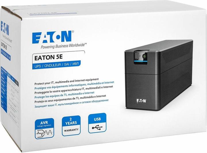 Produktbild Eaton 5E 1200 USB DIN G2 (1200 VA, 660 W, Line-Interaktiv USV)