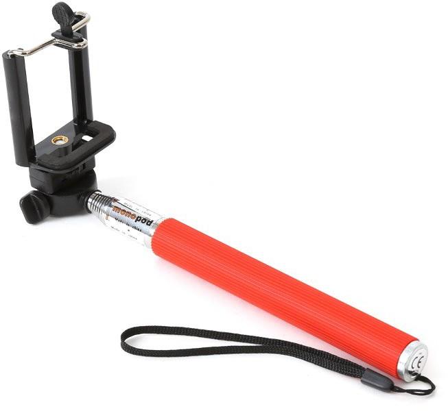 Actual product image Omega Selfie monopod OMMPKR, red (43021)