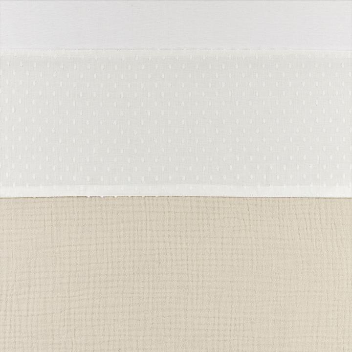 Image du produit Meyco Baby Plume drap de lit berceau - blanc cassé - 75x100cm