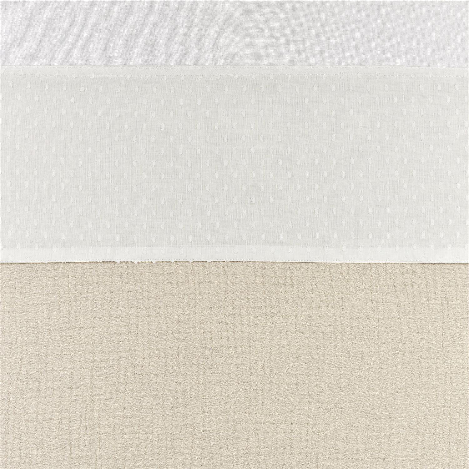 Thumbnail - Meyco, Babyduvet, Baby Plume bettlaken wiege - offwhite - 75x100cm