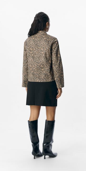 Image du produit Object Veste en jean imprimé léopard (L)