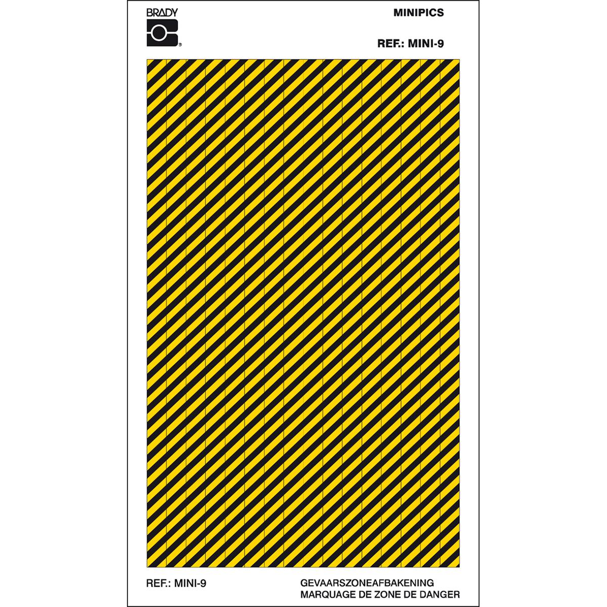 Brady, Segnaletica di sicurezza, Mini-Pittogrammi - Mini 9: