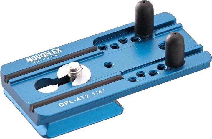 Actual product image Novoflex Q=PLATE QPL-AT2 1/4 clamping plate for belt connection (Stand clamp)