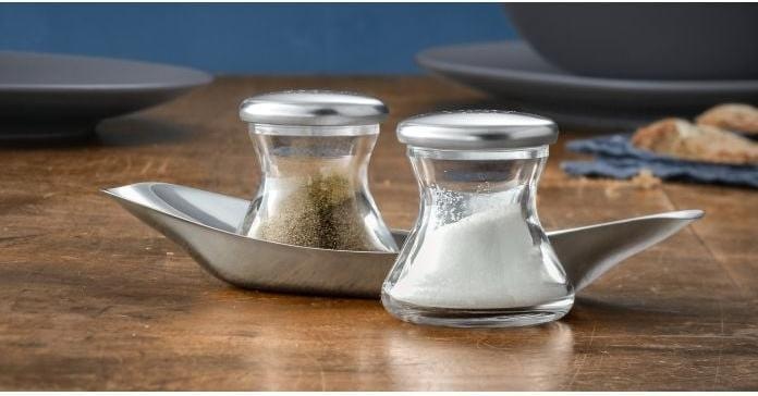 Actual product image WMF Wagenfeld "Edition" Salt-pepper-set (Salt, Pepper)