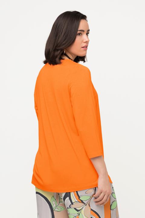 Immagine prodotto Ulla Popken Maglia classica con aperture, scollo a girocollo e maniche a 3/4 (50, 52)