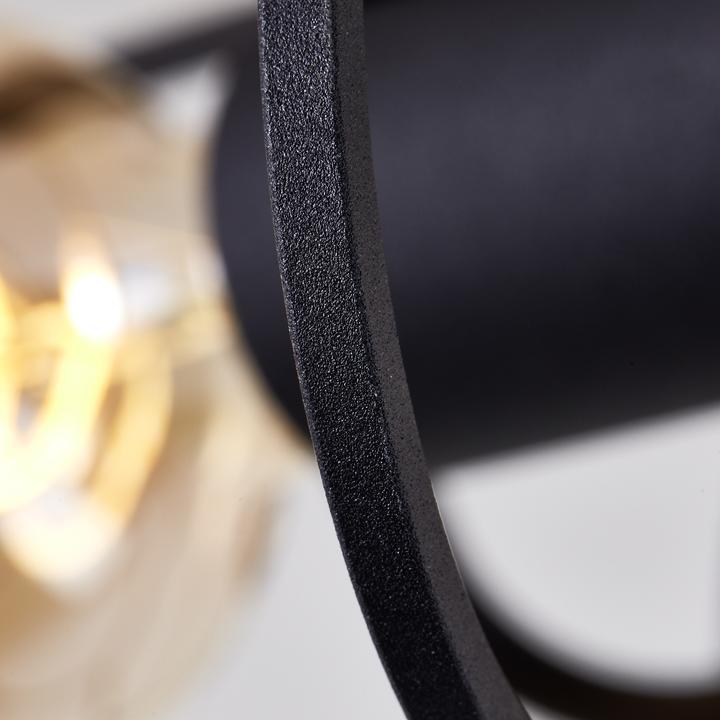 Produktbild Brilliant Plafondlamp Gwen E27 max 2x60W - Hout/Zwart (E27)