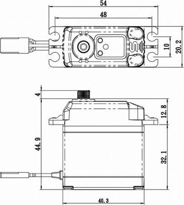 Image du produit Savöx Servo standard SA-1230SG+ 36 kg Digital