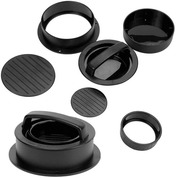 Actual product image PhoneLook Set 3 en 1 pour le moulage des hamburgers 2 tailles de moules plus 1 presseur pour des galettes parf