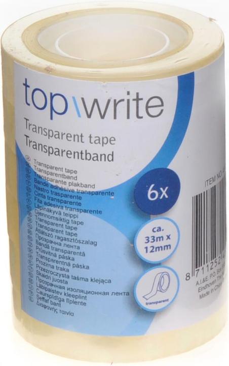 Produktbild Topwrite Klebepackband Set 6 Stk. (12 mm)