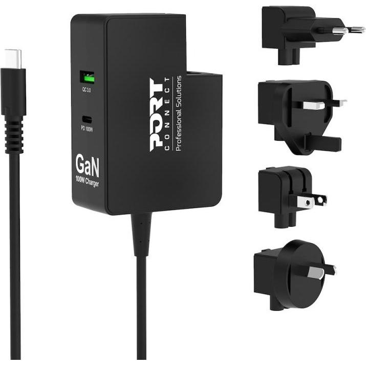 Thumbnail - Port Designs 902103 (100 W), USB Ladegerät, Schwarz