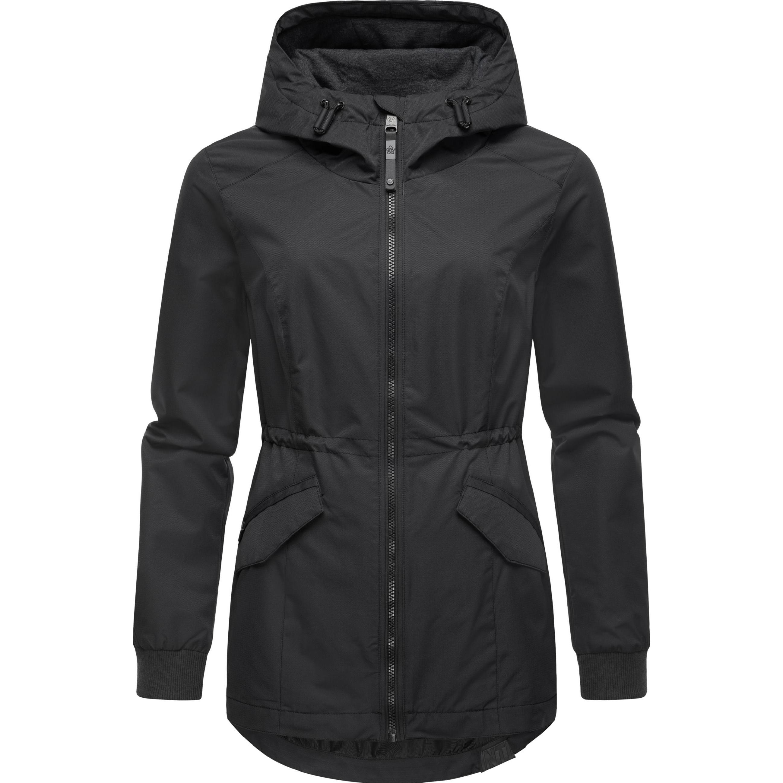 Ragwear, Damen, Jacke, Dowey Tech (XXL), Schwarz, XXL