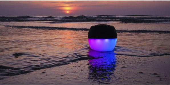 Produktbild Boompods Tide Round Speaker Soundflare Black (5 h, Akkubetrieb)