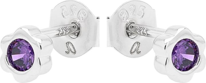 Actual product image Prinzessin Lillifee Ohrschmuck für Mädchen, 925 Sterling Silber, Zirkonia synth. | Geburtsstein (Silver 925)