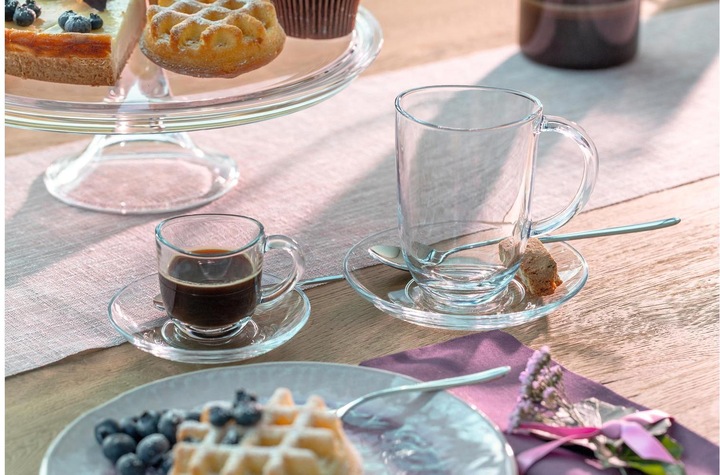 Actual product image Leonardo Espresso cup Napoli 50 ml, 6 pieces, Transparent (80 ml, 6 x)