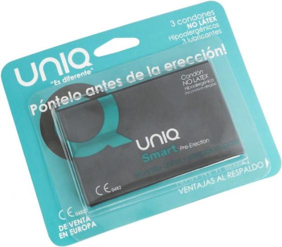 Produktbild Uniq Smart Latex Free Pre-Erection Condoms 3 Units (3 Stk.)