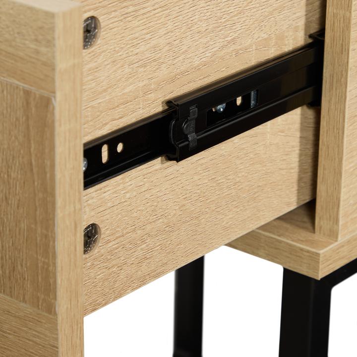 Actual product image Relaxdays Bedside Table (40 x 41.5 x 55.5 cm)