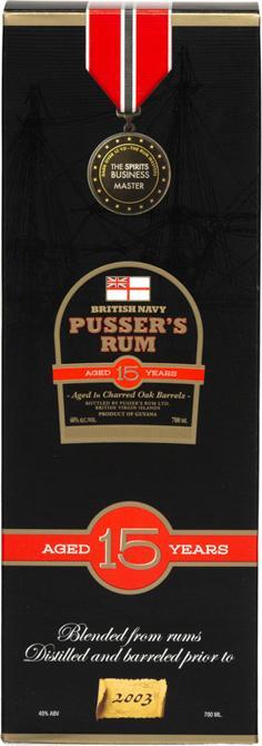 Produktbild Pusser's Rum British Navy Rum (1 x 70 cl)