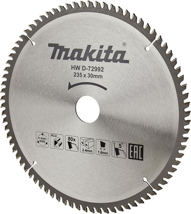 Image du produit Makita PIŁA TARCZOWA DO ALUMINIUM 235x30x80z ECONOMY