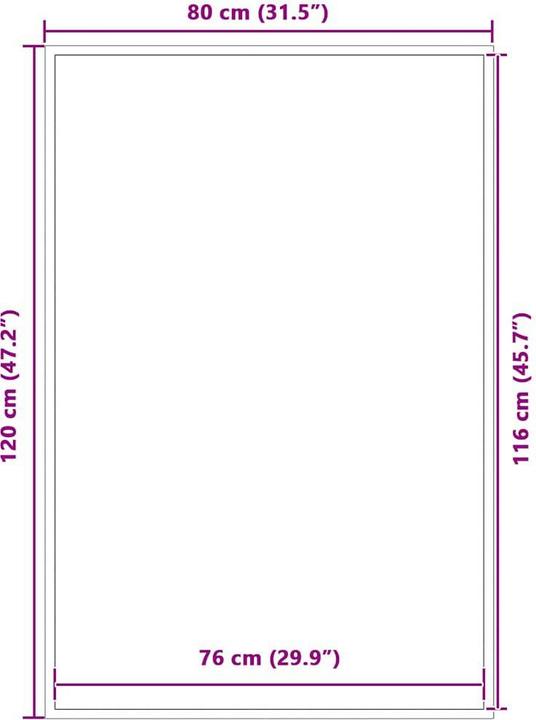 Actual product image vidaXL Marka (80 x 120 cm)