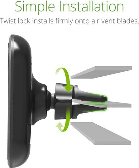Actual product image iOttie Universal ventilation mount magnetic HLCRIO138 black